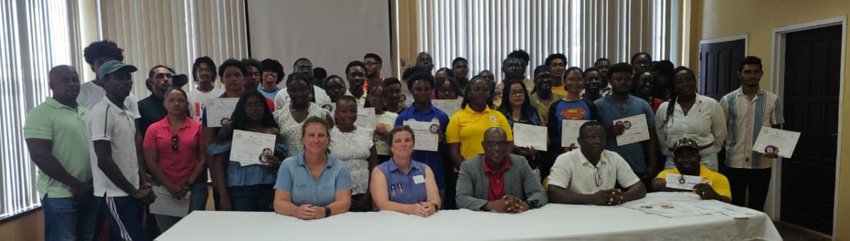 Seven instructors among dozens certified in historic Lifeguard Programme