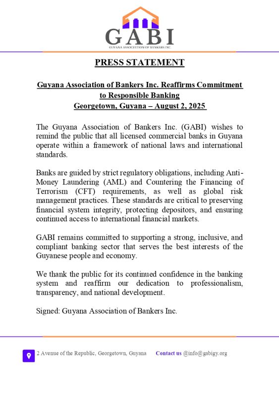 GABI says banks guided by strict regulatory obligations
