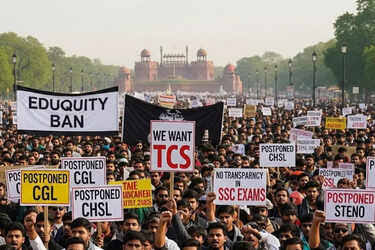 Thousands of Indian Students Take to the Streets as Exam Scandal Sparks Nationwide Protest Movement